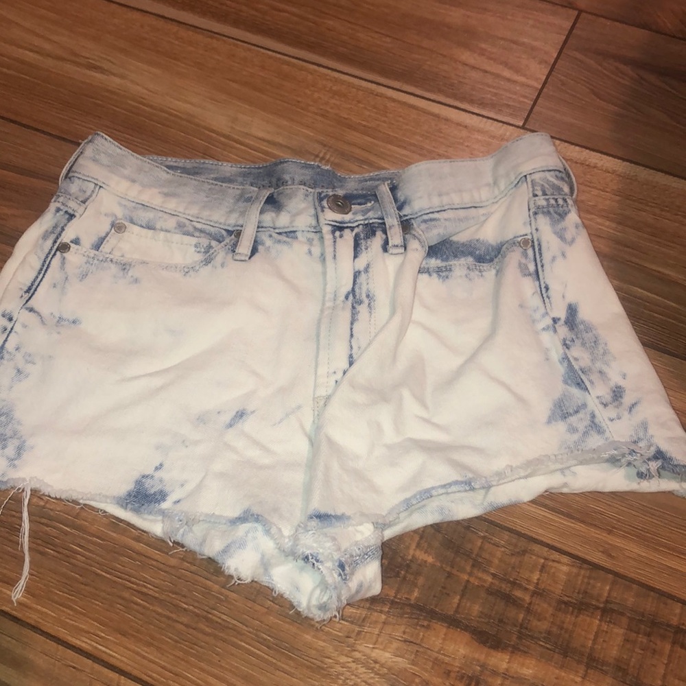 Tie dye shorts.